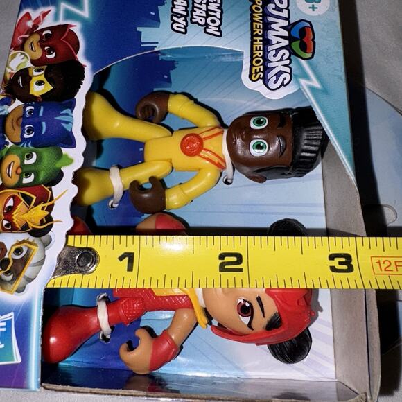 PJ MASKS Power Heroes 2023 Super Hero Figure 2 Pack Newton & An Yu 2023 NEW RARE - Picture 5 of 6